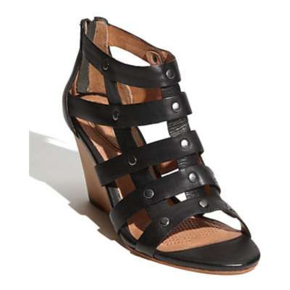 Corso Como Strappy Cage Wedge Sandal - NIB